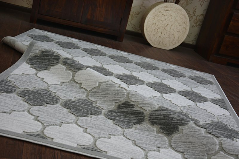 Koberec YAZZ 3766 Grey/Ivory Trellis