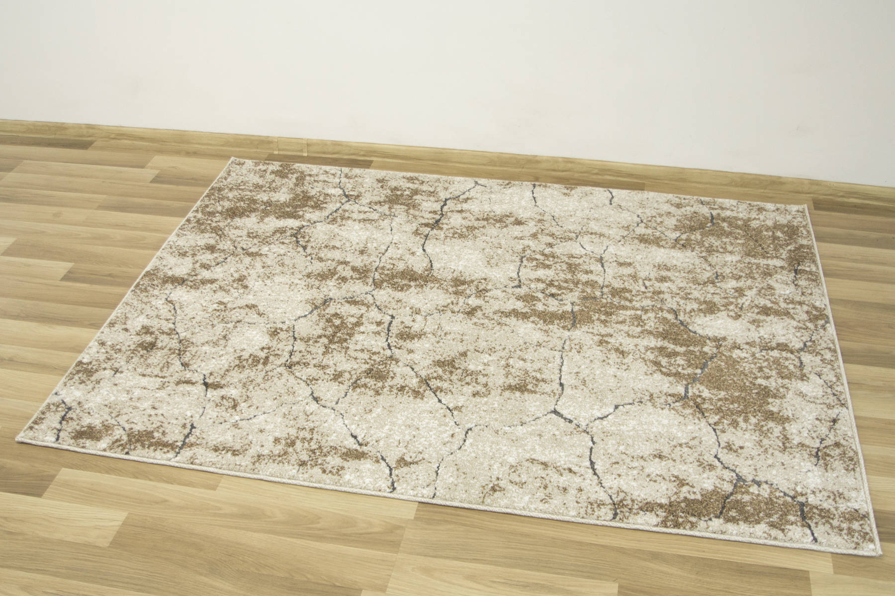 Koberec Zer Lux 5762B lesklý béžový / pískový