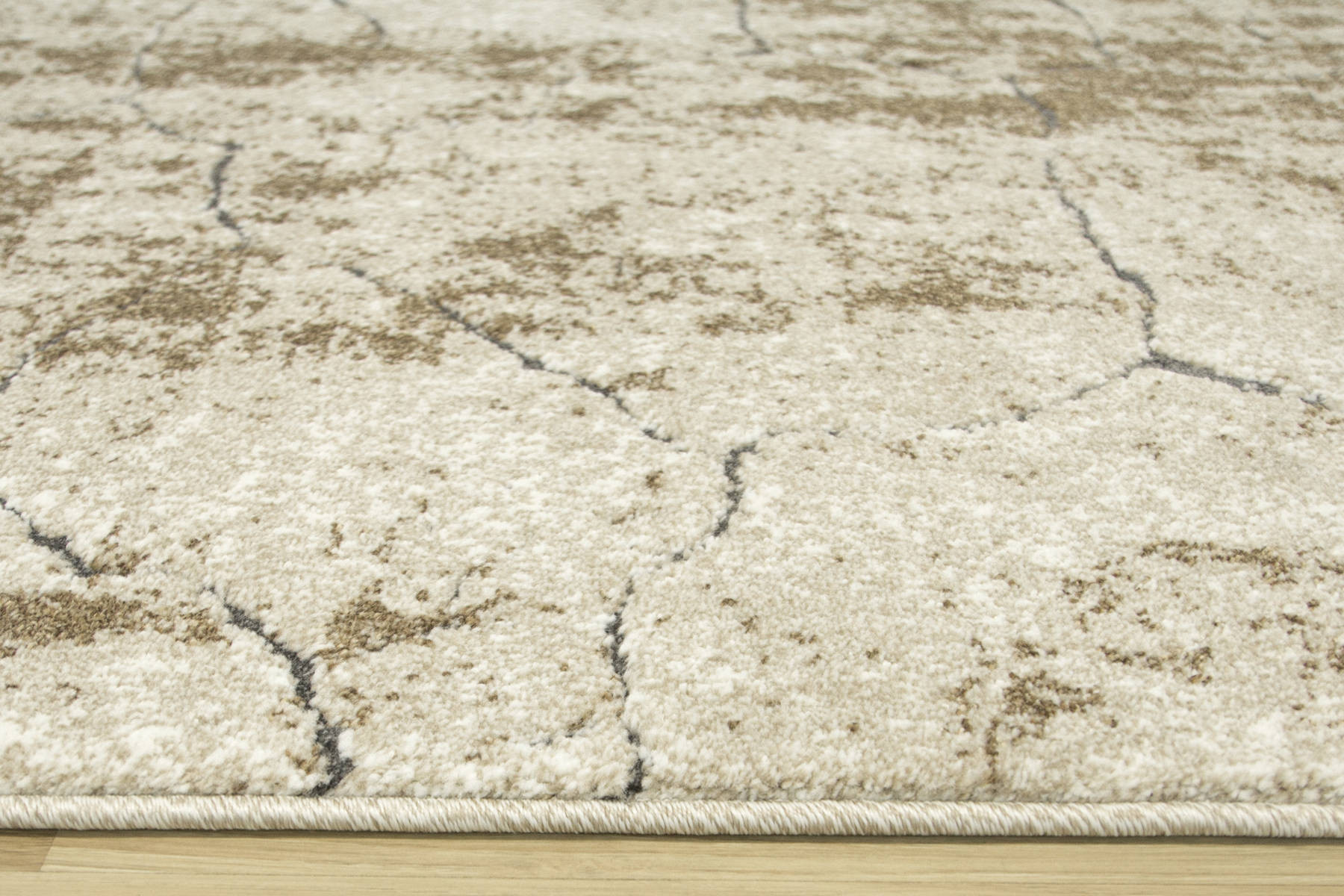 Koberec Zer Lux 5762B lesklý béžový / pískový