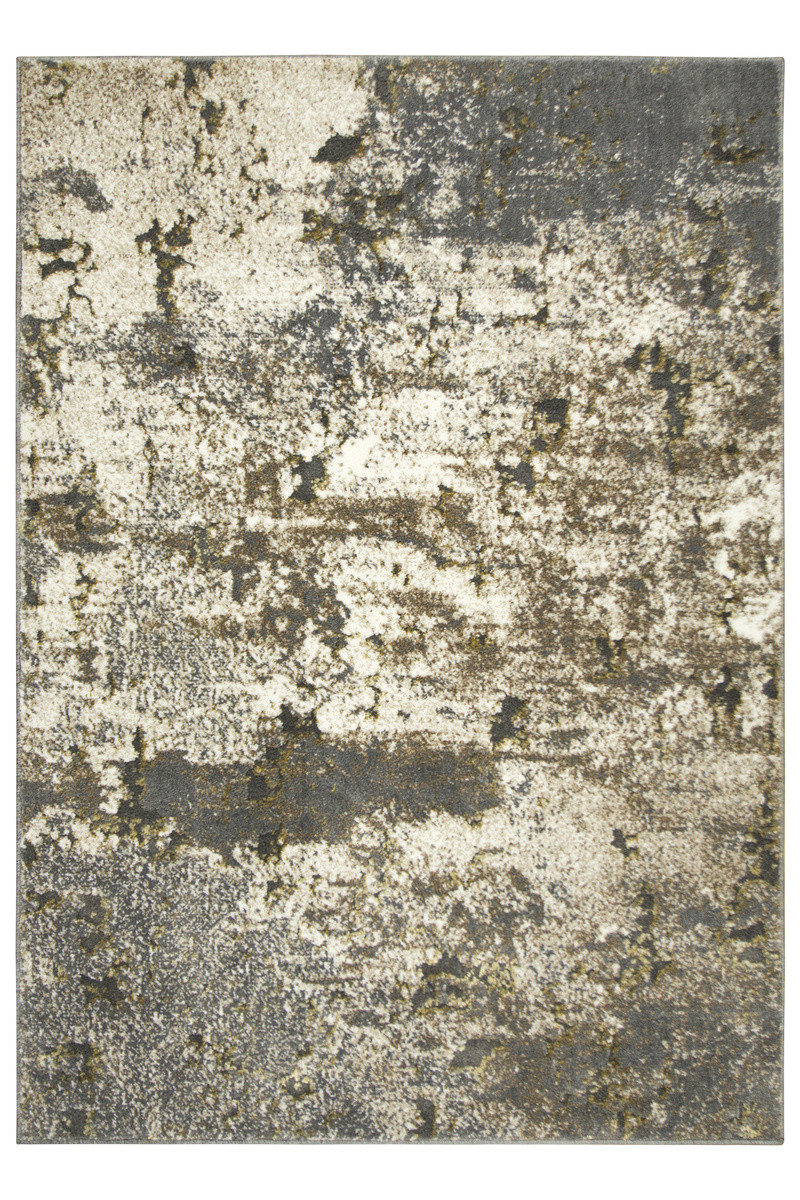 Koberec Zer Lux 7780A lesklý béžový / šedý / zlatý