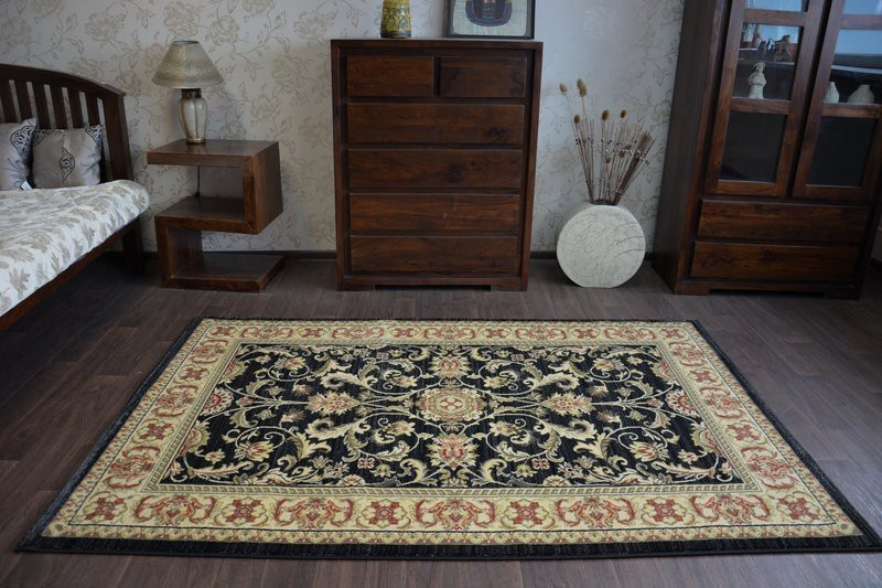 Koberec Ziegler 034 černý/krem