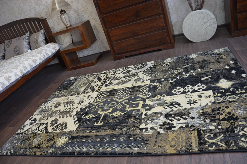 Koberec Ziegler 038 černý/krem