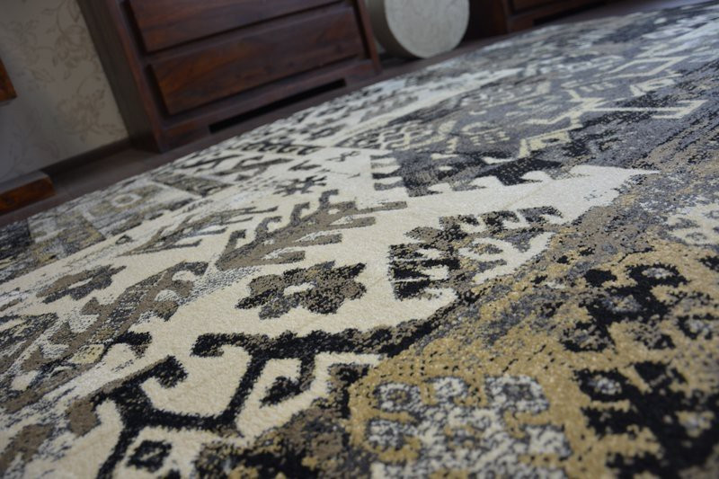 Koberec Ziegler 038 černý/krem