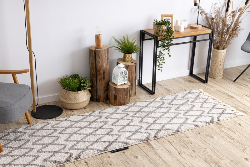 Koberec/běhoun BERBER BENI krém