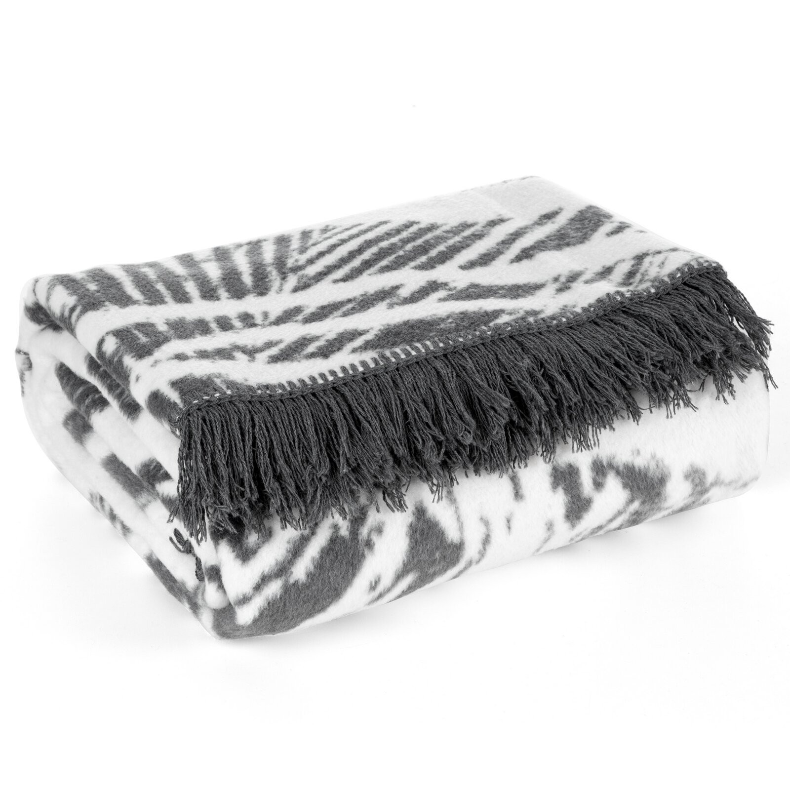 Deka AKRYL 2 ocelová / bílá