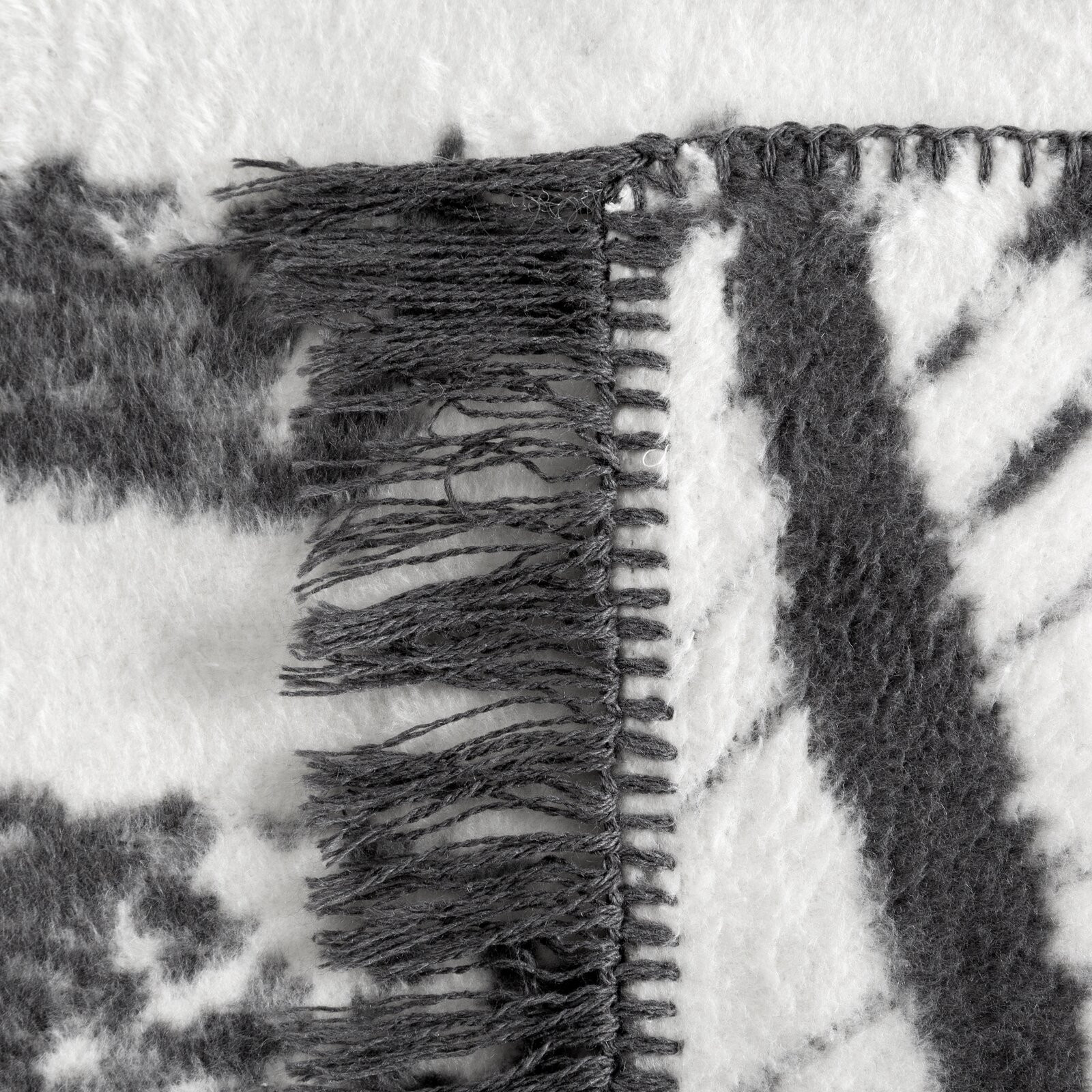 Deka AKRYL 2 ocelová / bílá