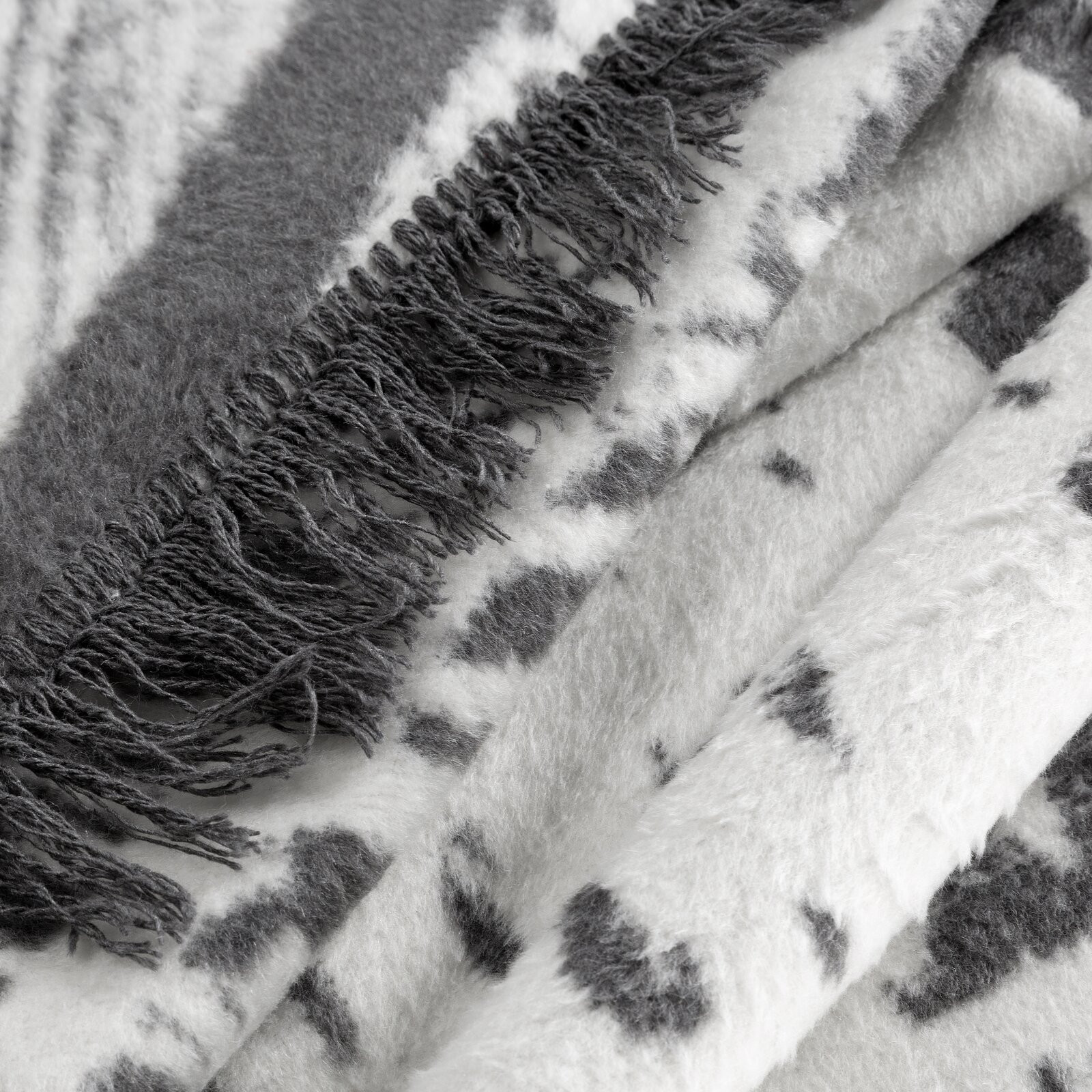 Deka AKRYL 2 ocelová / bílá