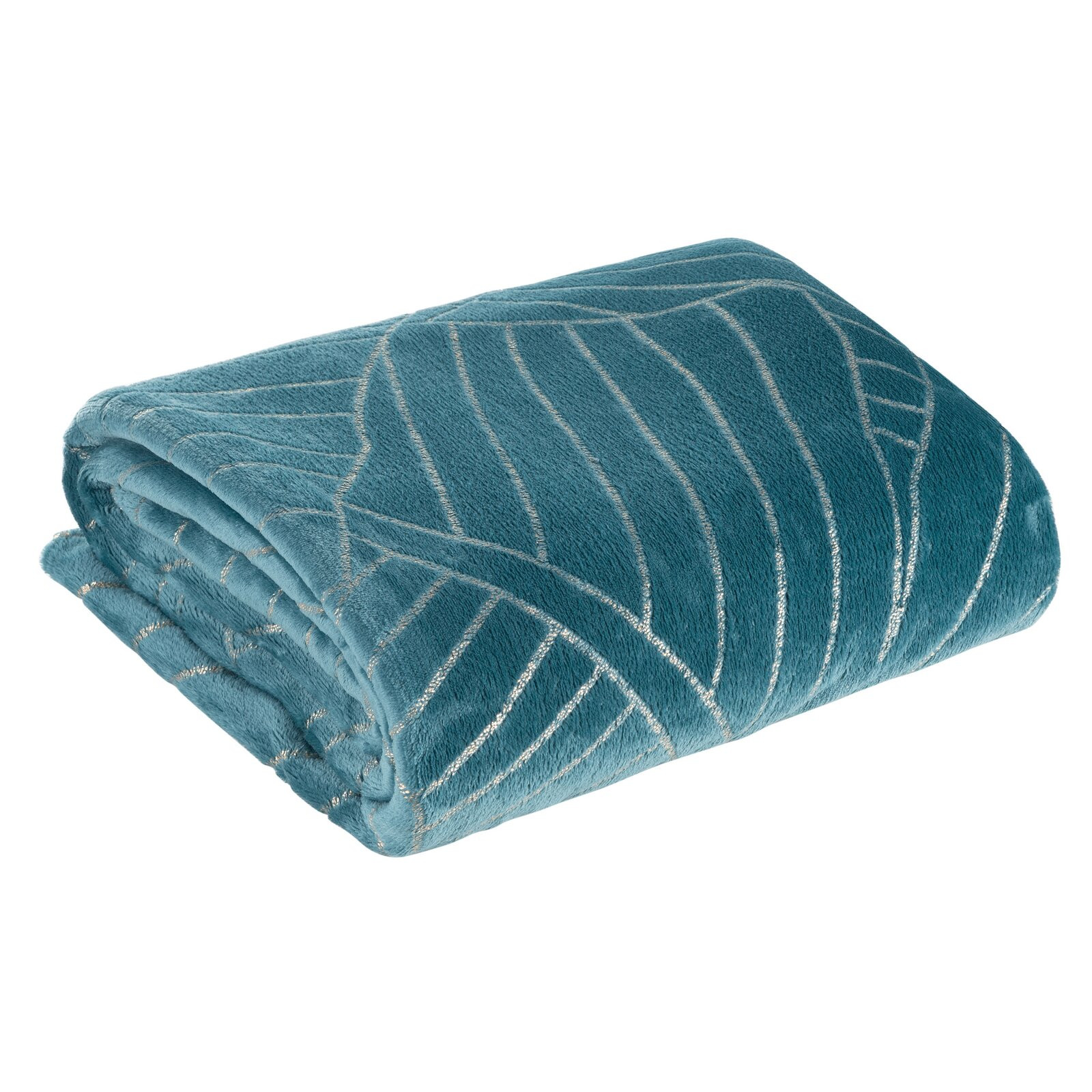 Deka LUNA 2 tyrkysová / zlatá
