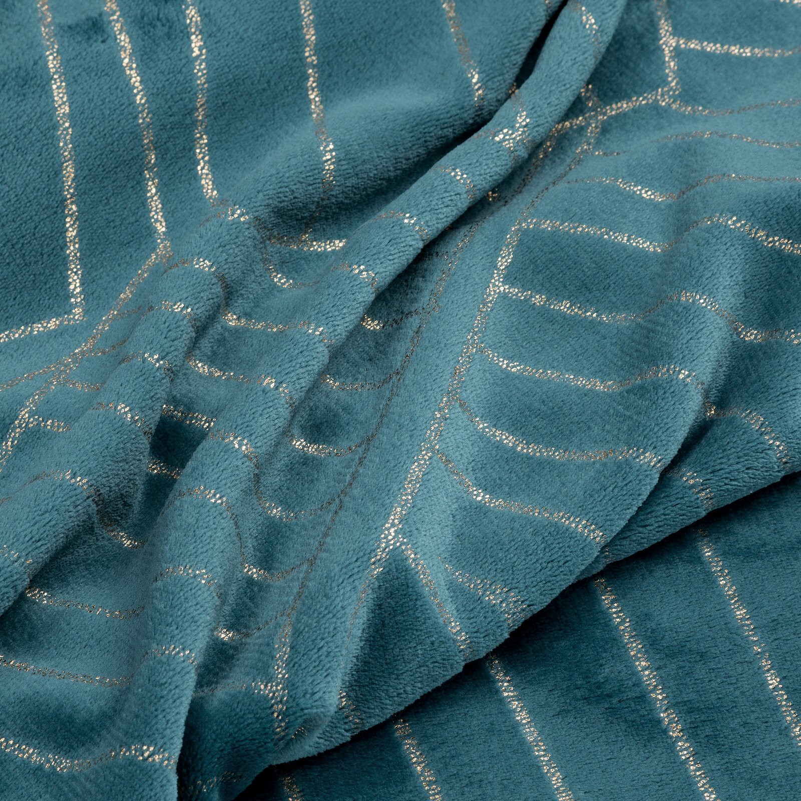 Deka LUNA 2 tyrkysová / zlatá