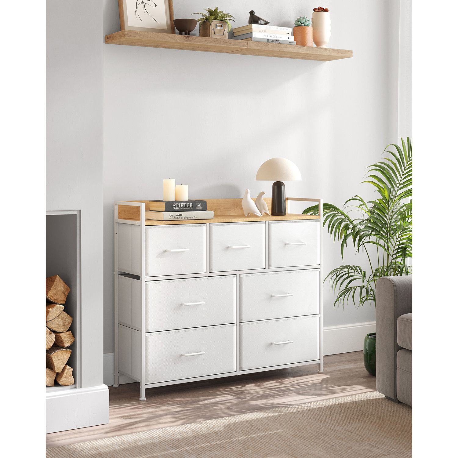 Komoda s látkovými zásuvkami LTS523W57