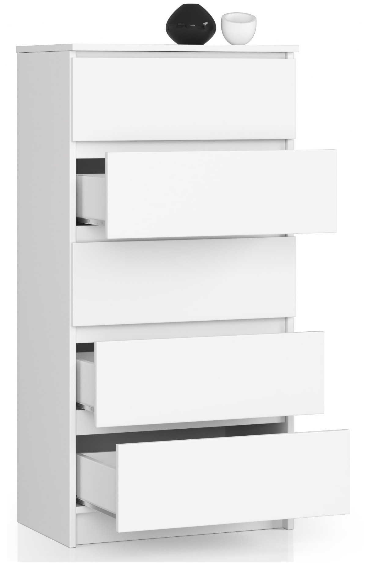 Komoda K60 5SZ CLP bílá