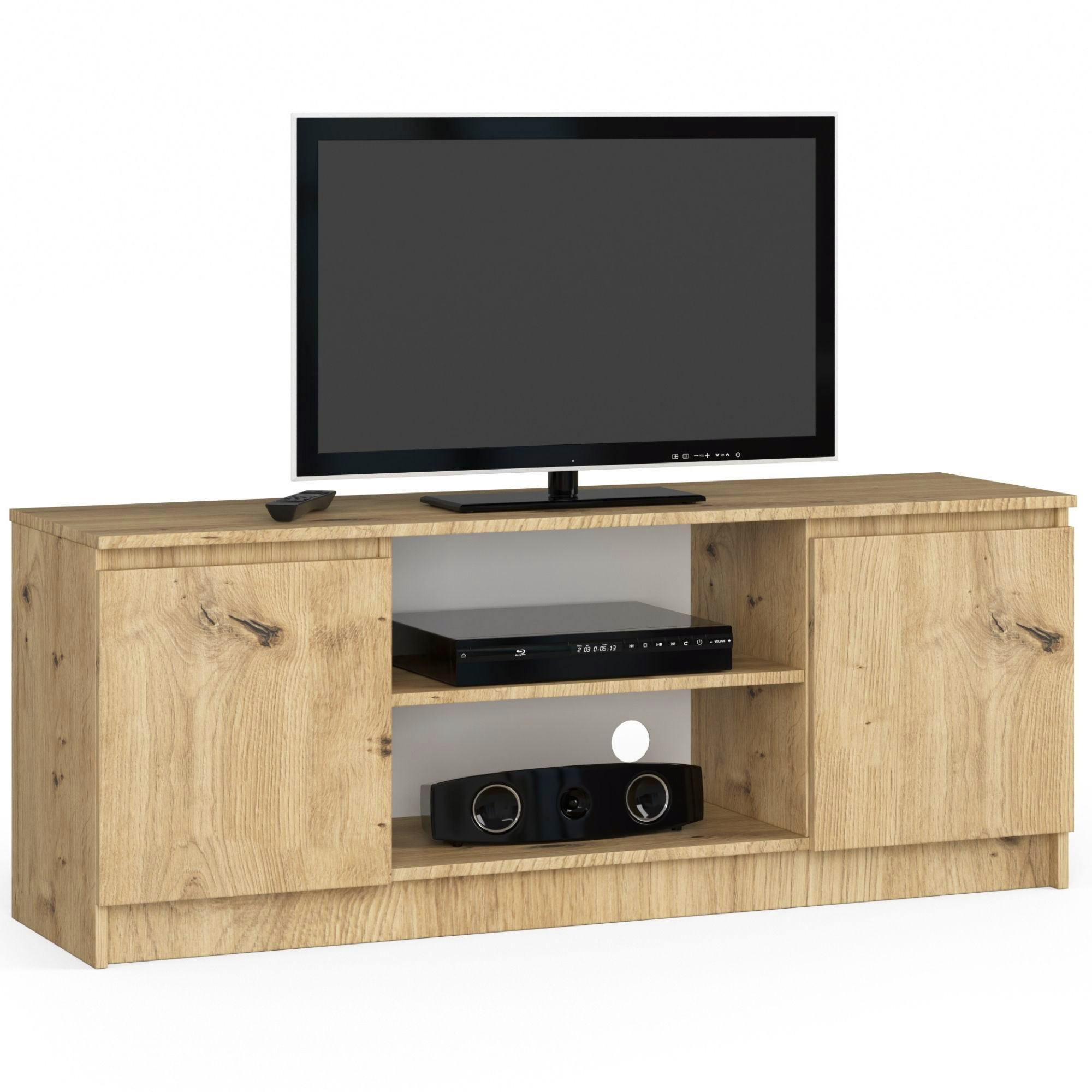 Stolek pod TV RTV 140 2D 1P dub artisan