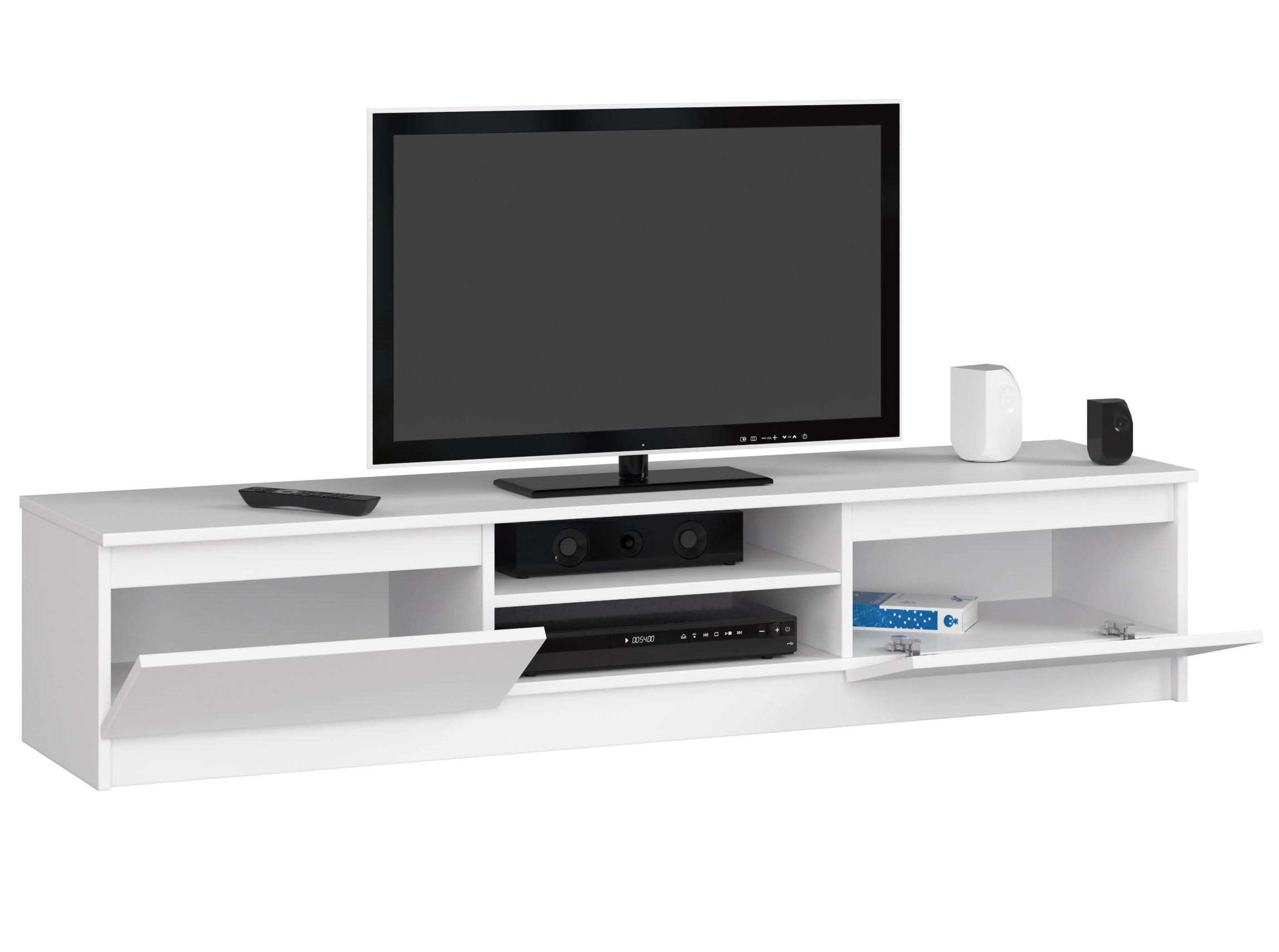 Stolek pod TV RTV K 160 CLP bílý