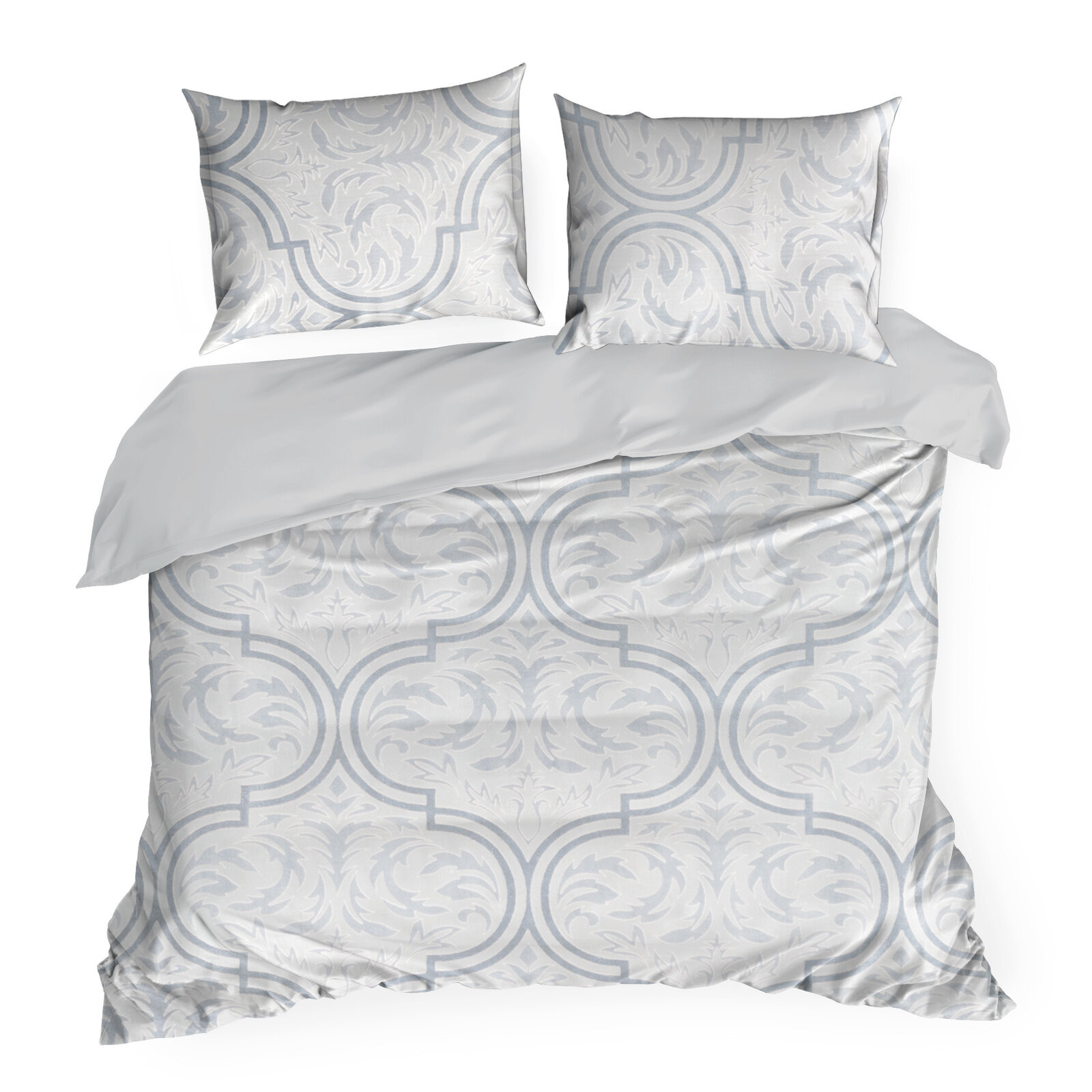 Ložní souprava FLANO 5 stříbrná / ocelová