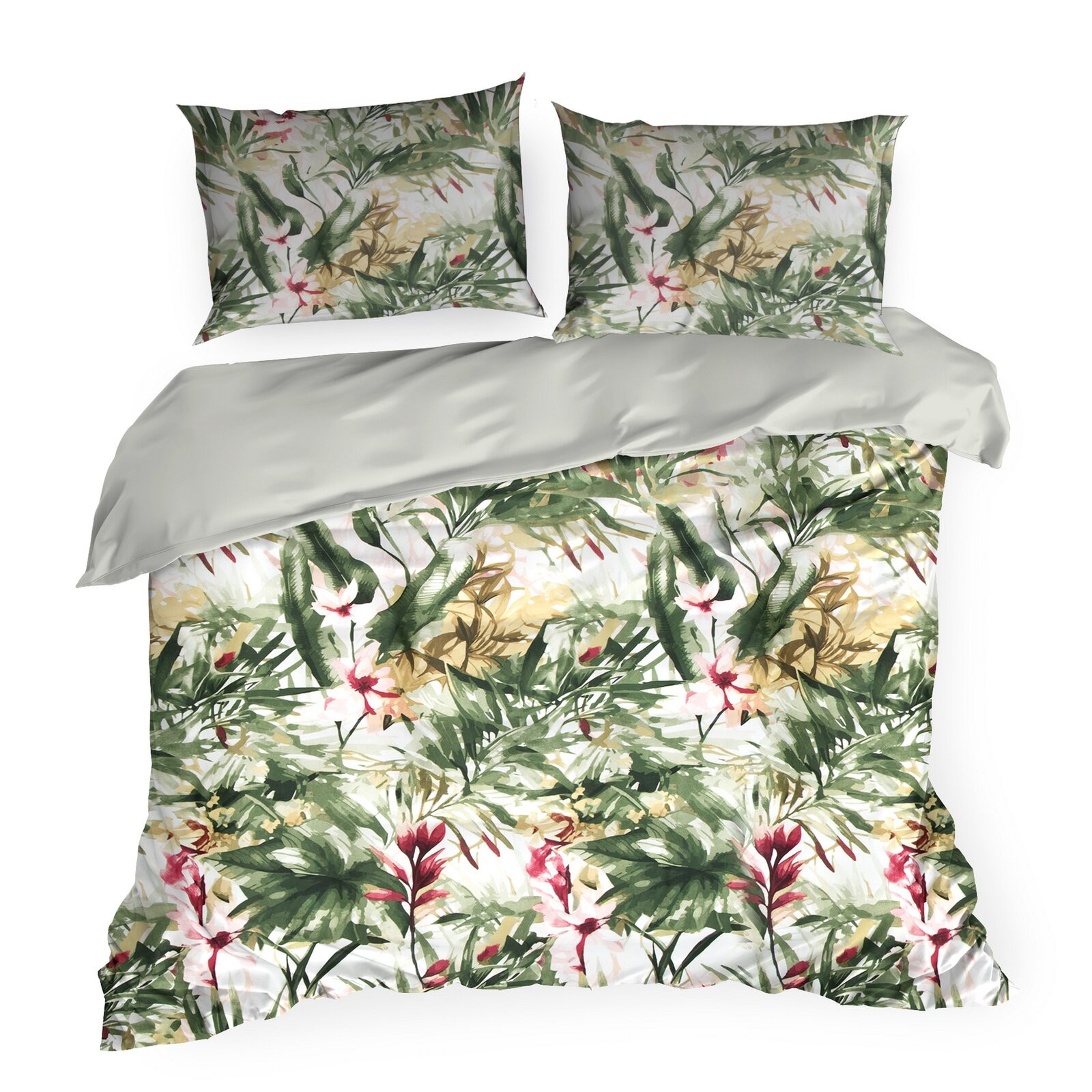 Ložní souprava SPRING 43 zelená / bílá