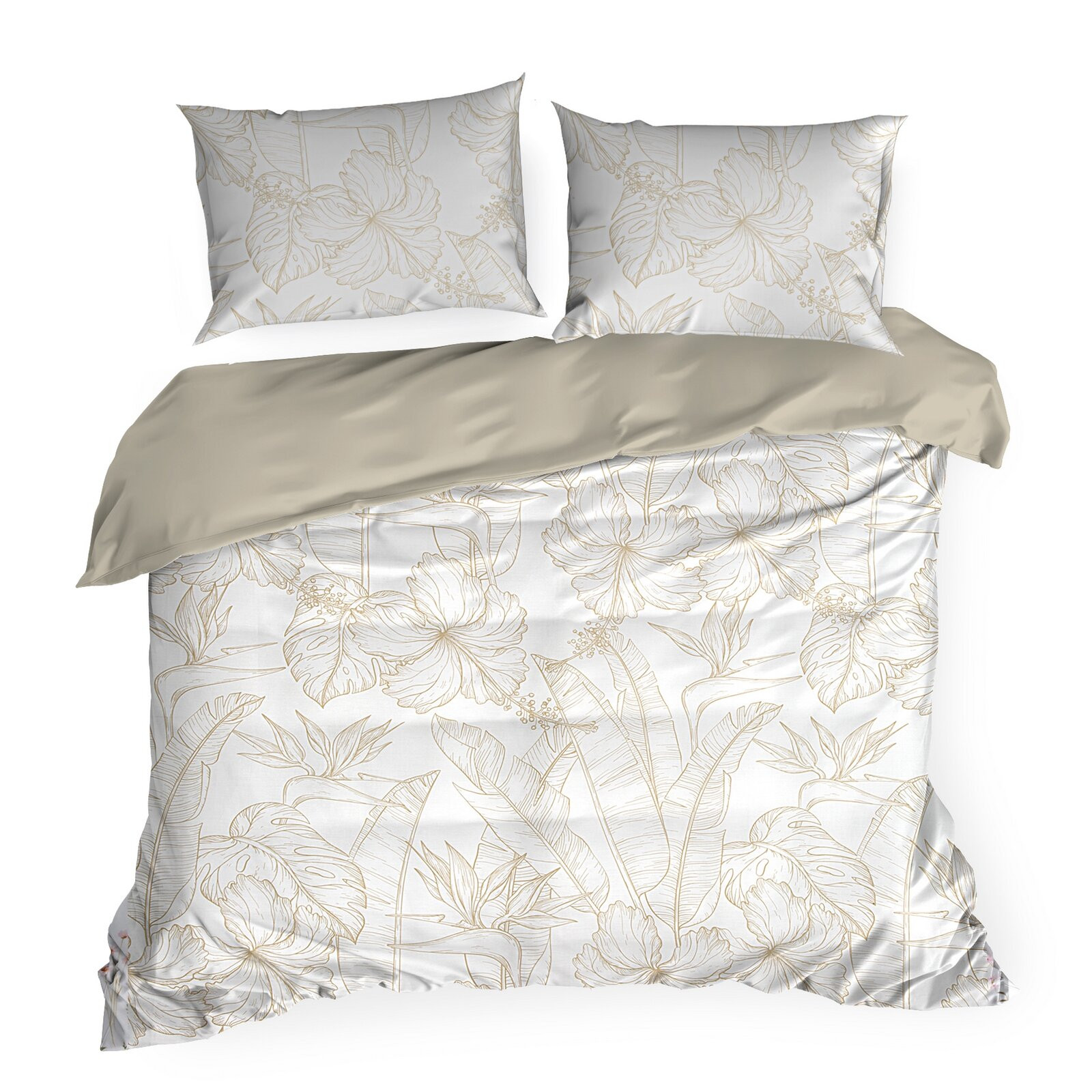 Ložní souprava SPRING 50 bílá / béžová