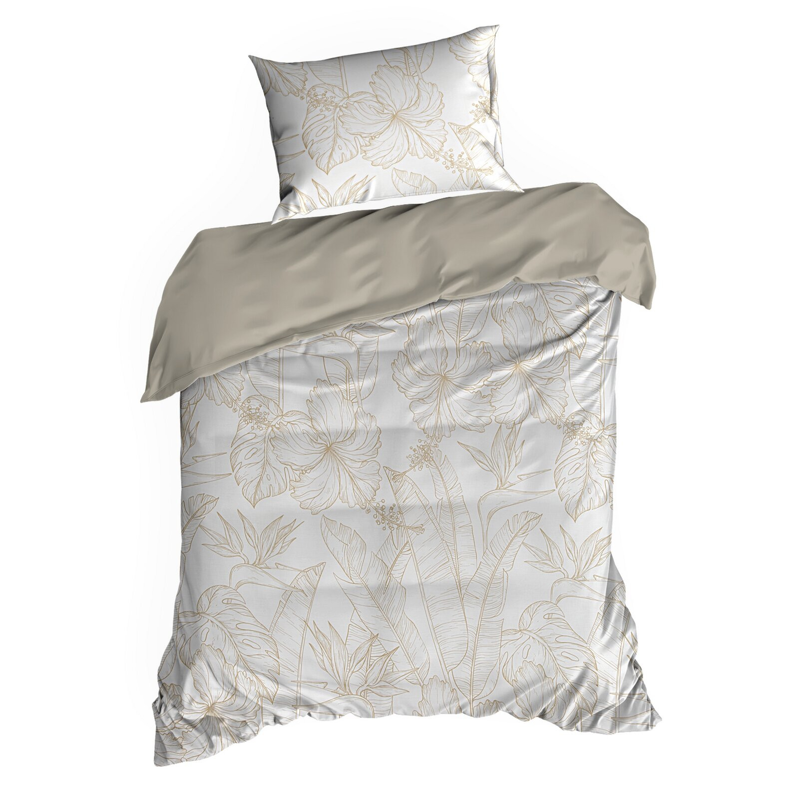 Ložní souprava SPRING 50 bílá / béžová