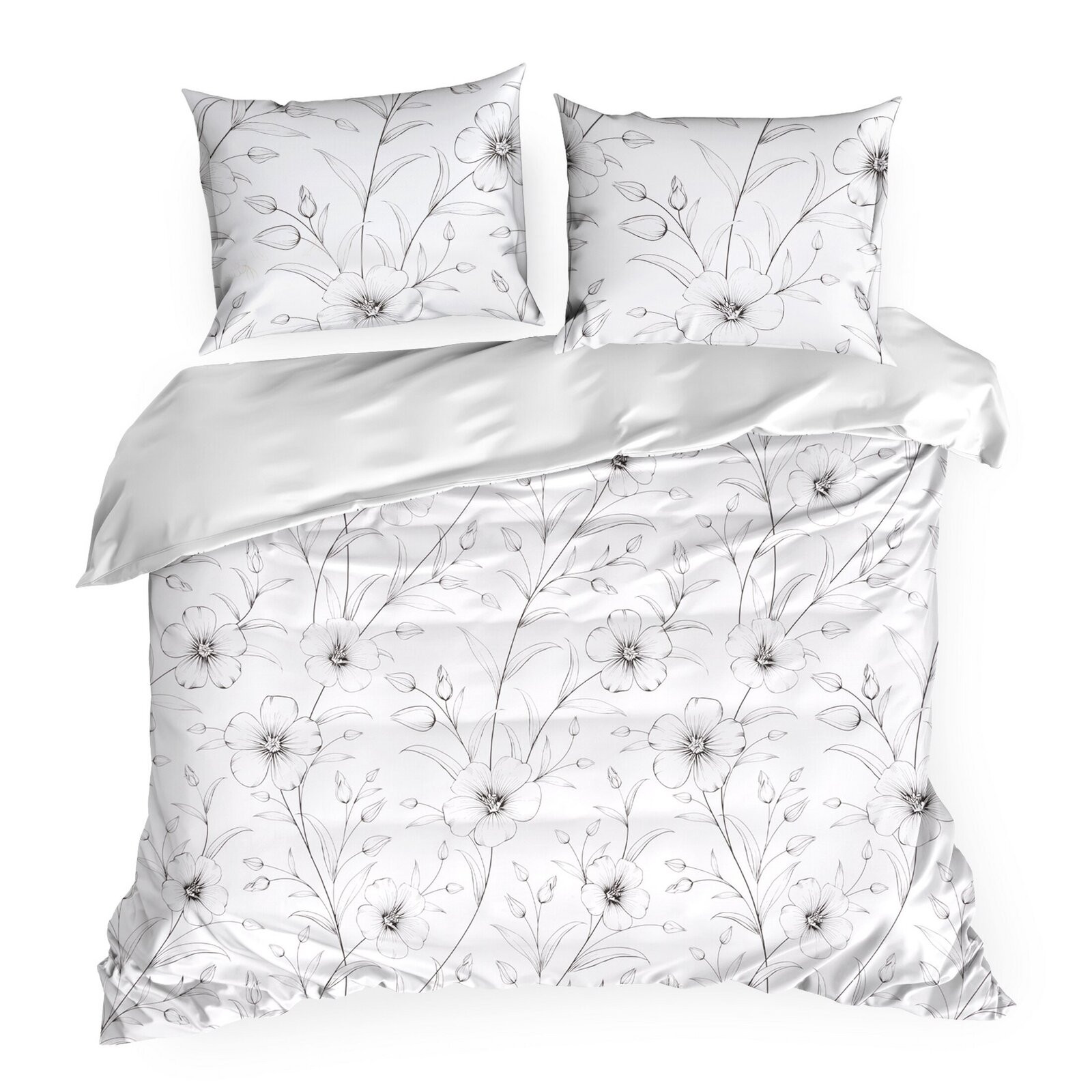 Ložní souprava SPRING 64 bílá / černá