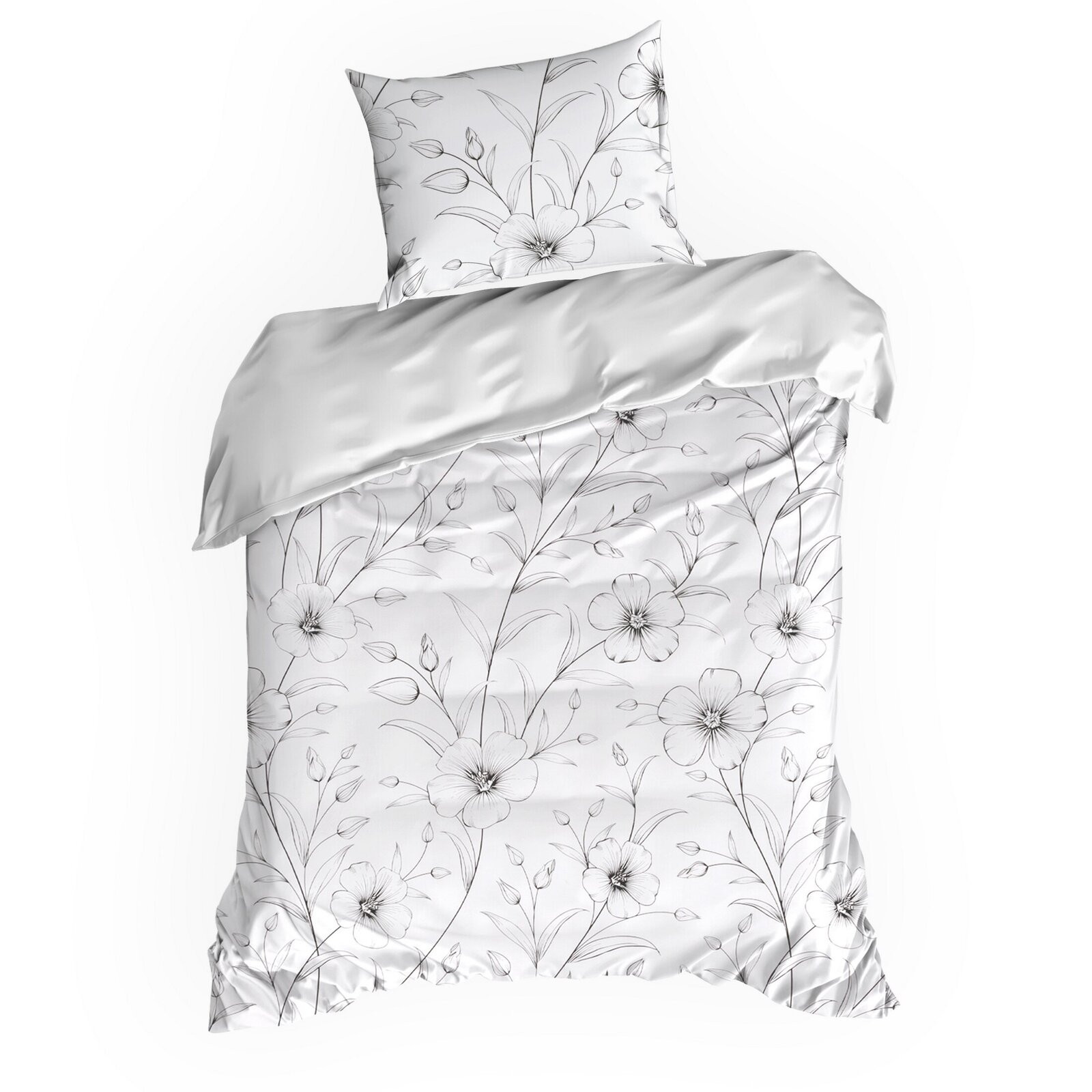 Ložní souprava SPRING 64 bílá / černá