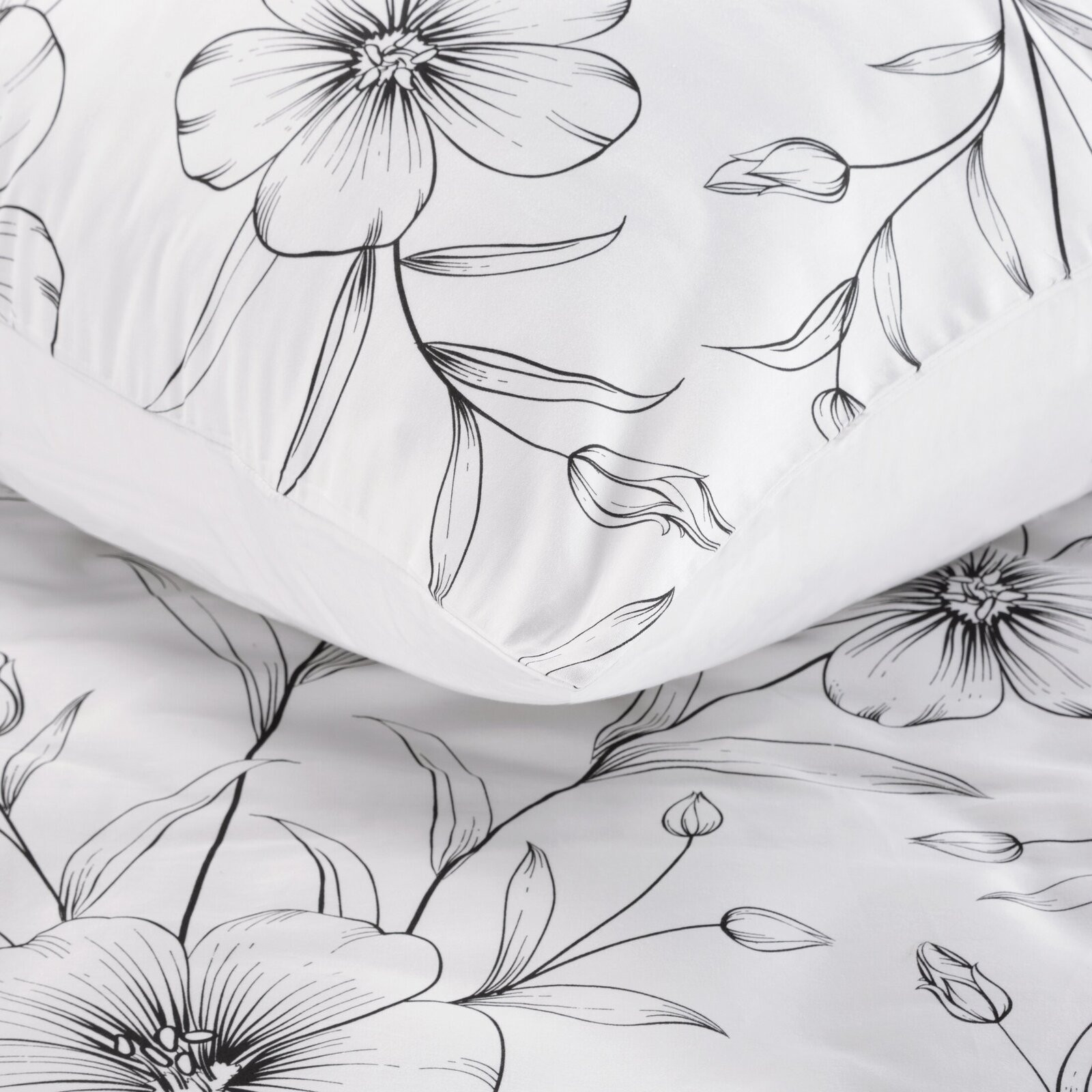 Ložní souprava SPRING 64 bílá / černá