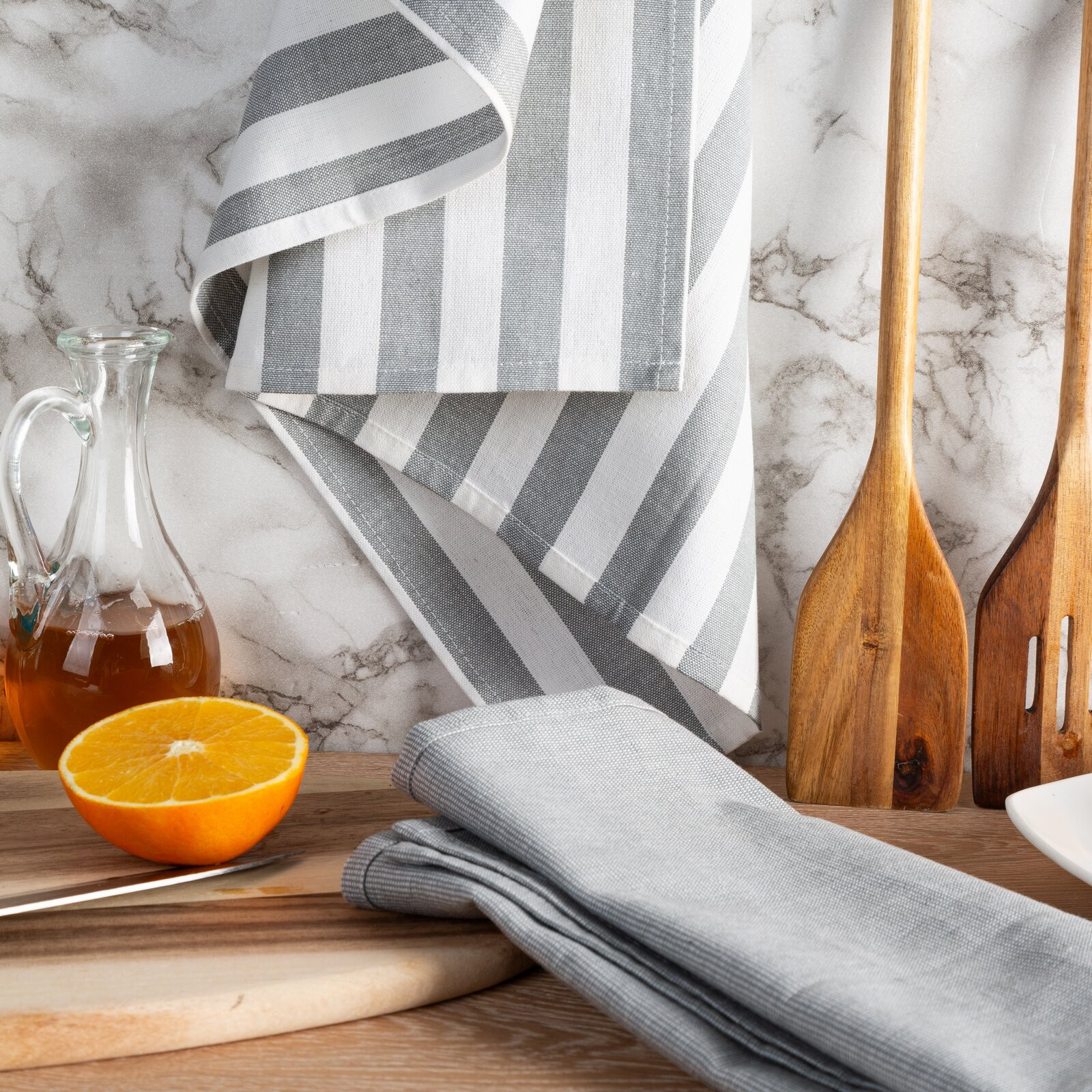 Sada kuchyňských utěrek KARIN stříbrná