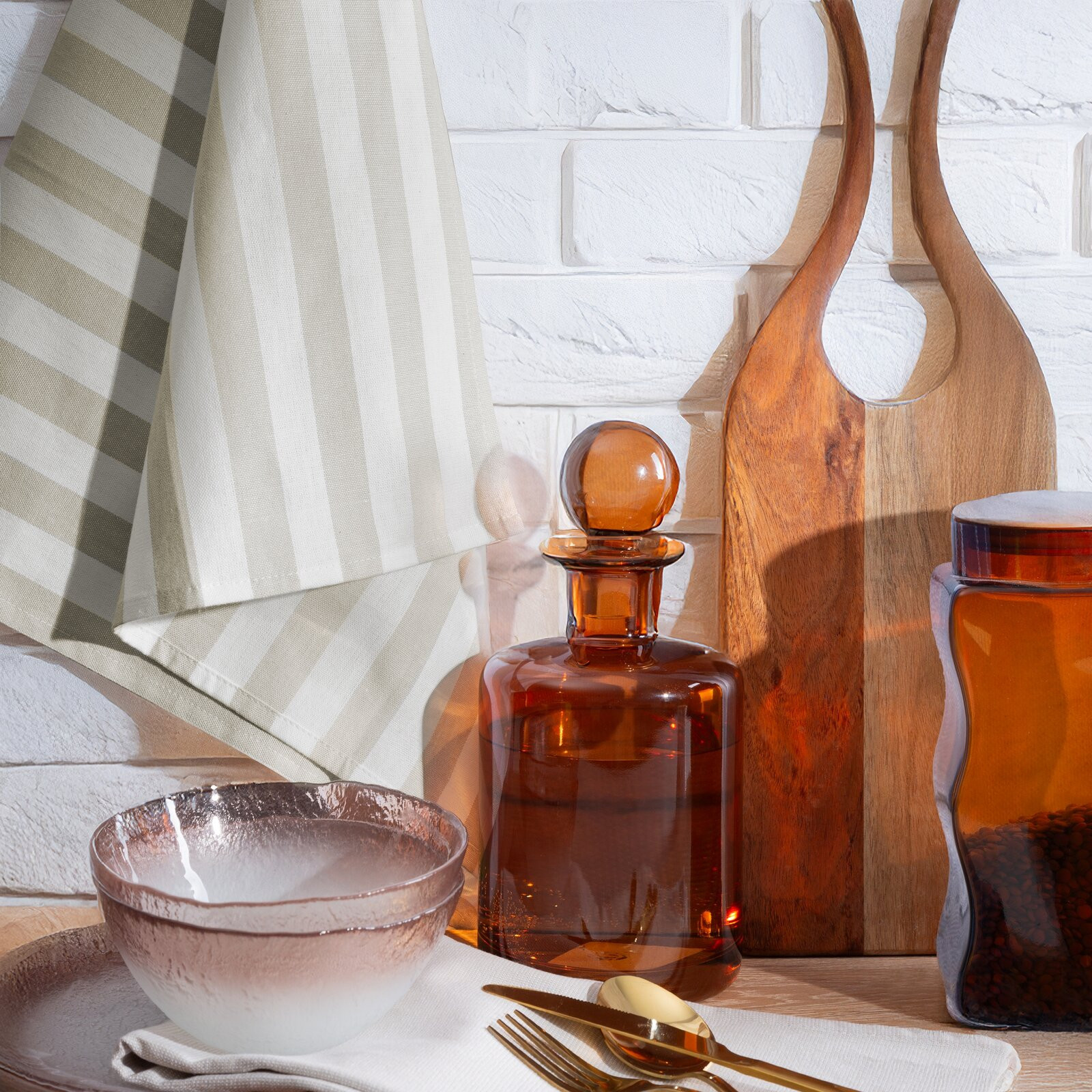 Sada kuchyňských utěrek KARIN béžová