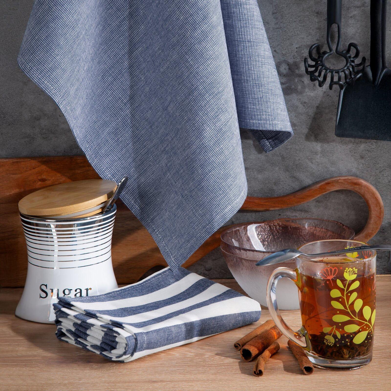 Sada kuchyňských utěrek KARIN modrá