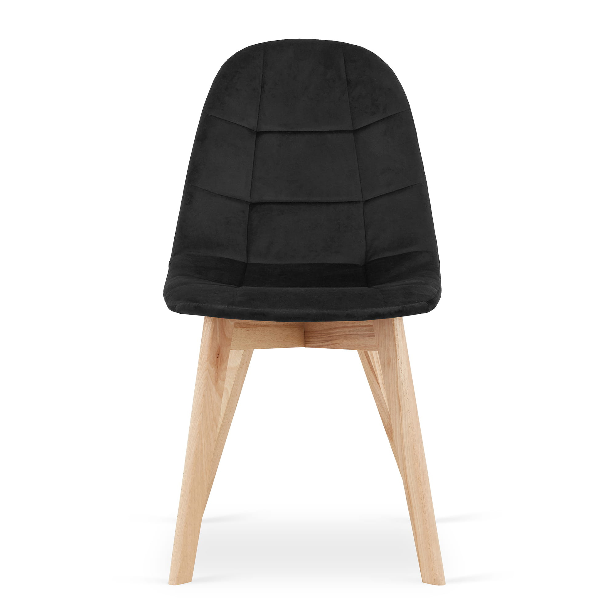 Jídelní židle BORA samet - černá