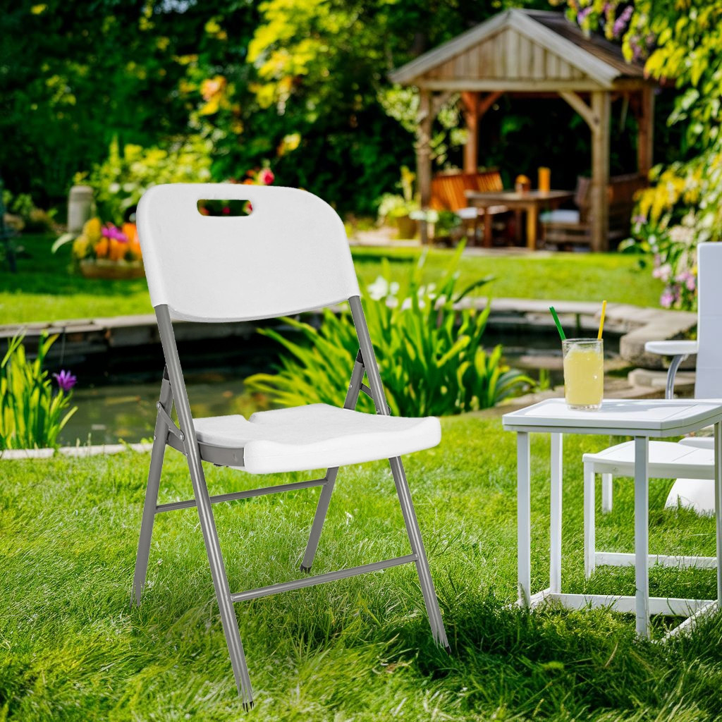 Rozkládací židle WHITE bílá