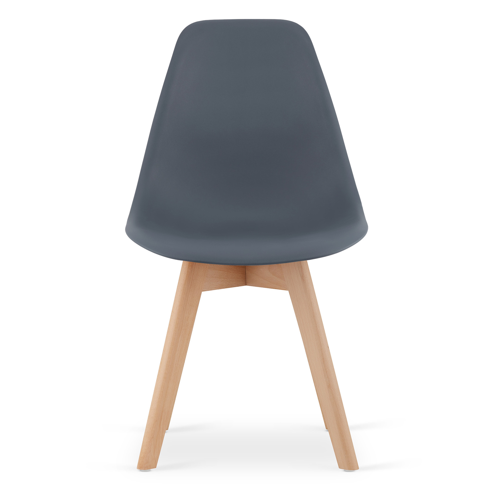 Set dvou jídelních židlí KITO břidlicový (2 ks)