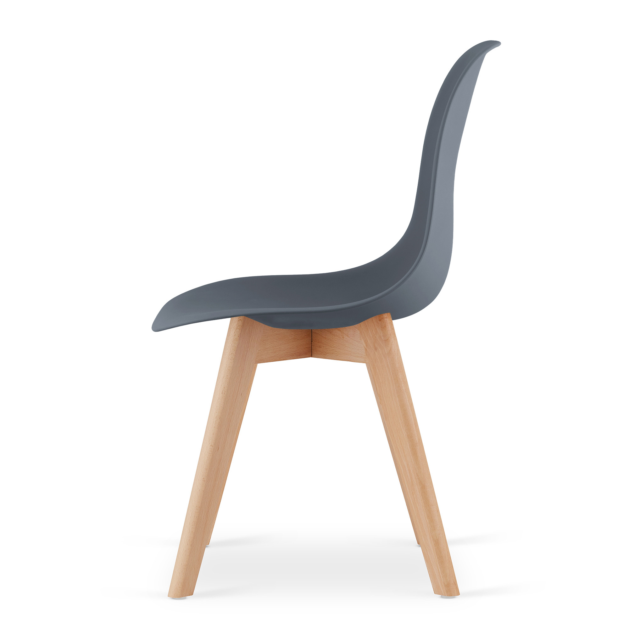 Set čtyř jídelních židlí KITO břidlicový (4 ks)