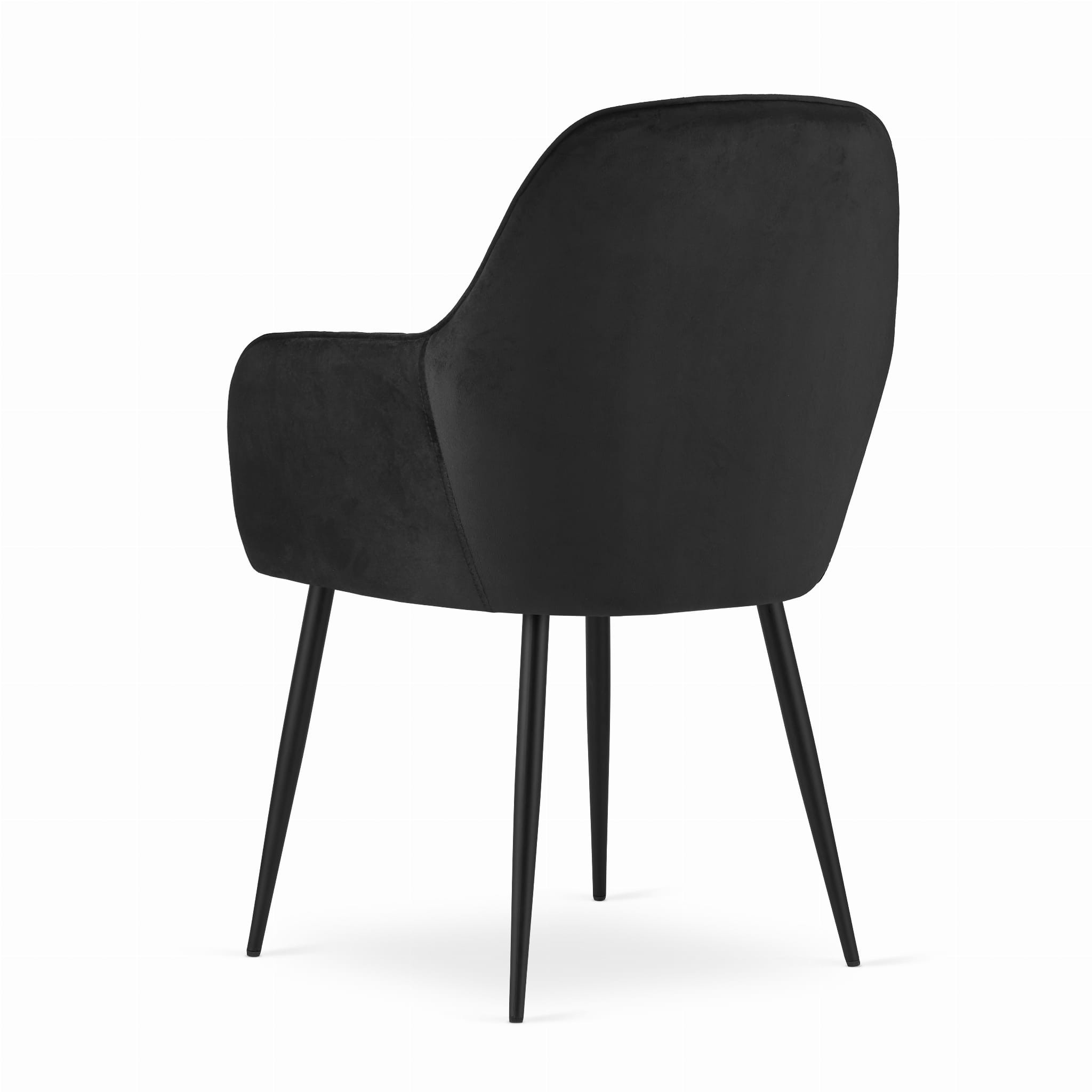 Set jídelních židlí LUGO černé (2ks)