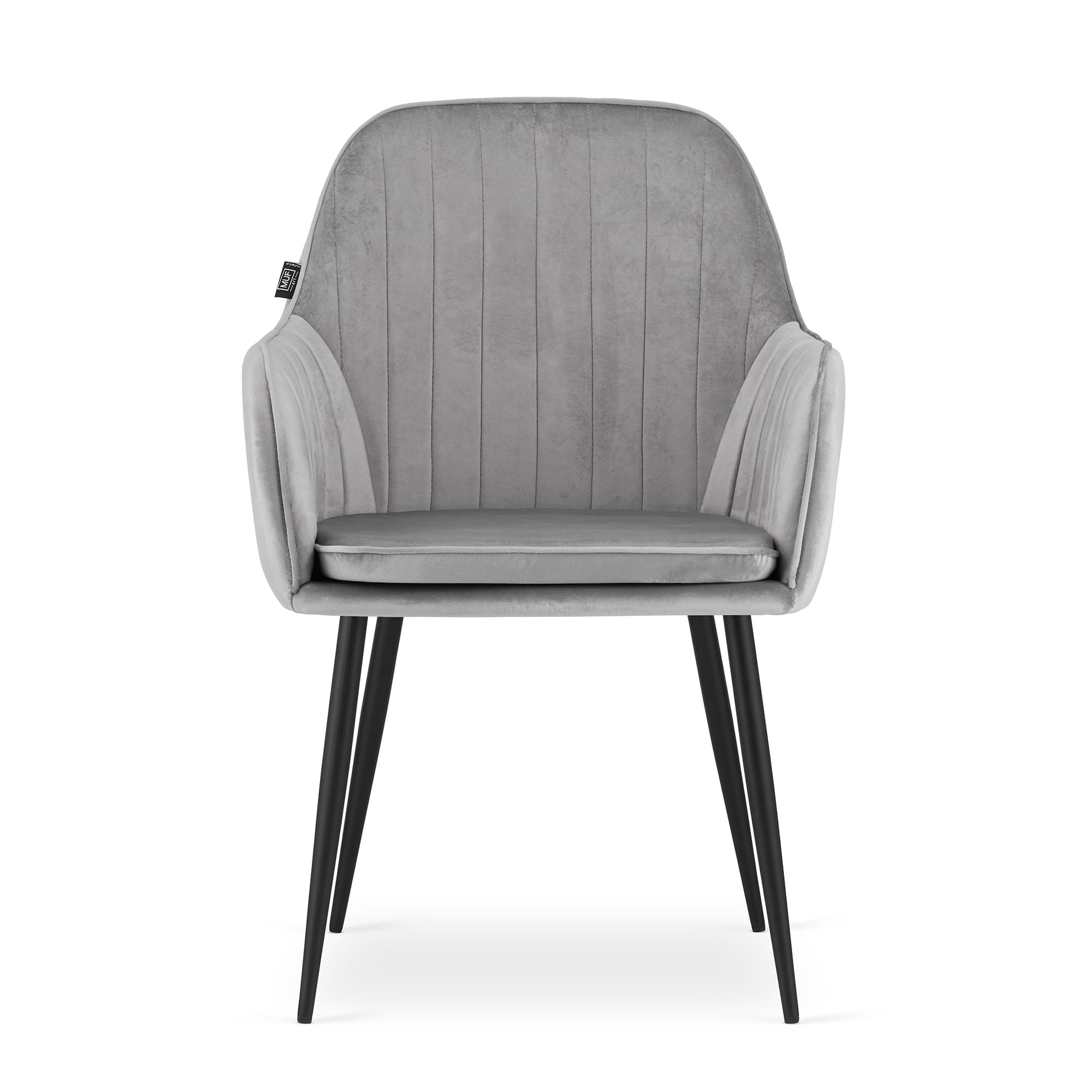 Jídelní židle LUGO stříbrná / šedá