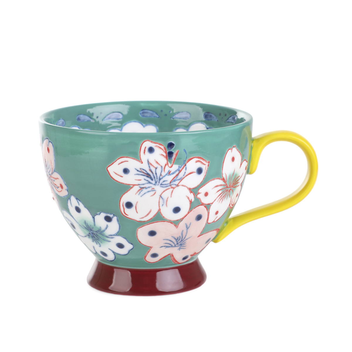 Šálek SALVA tyrkysový 886596 400 ml