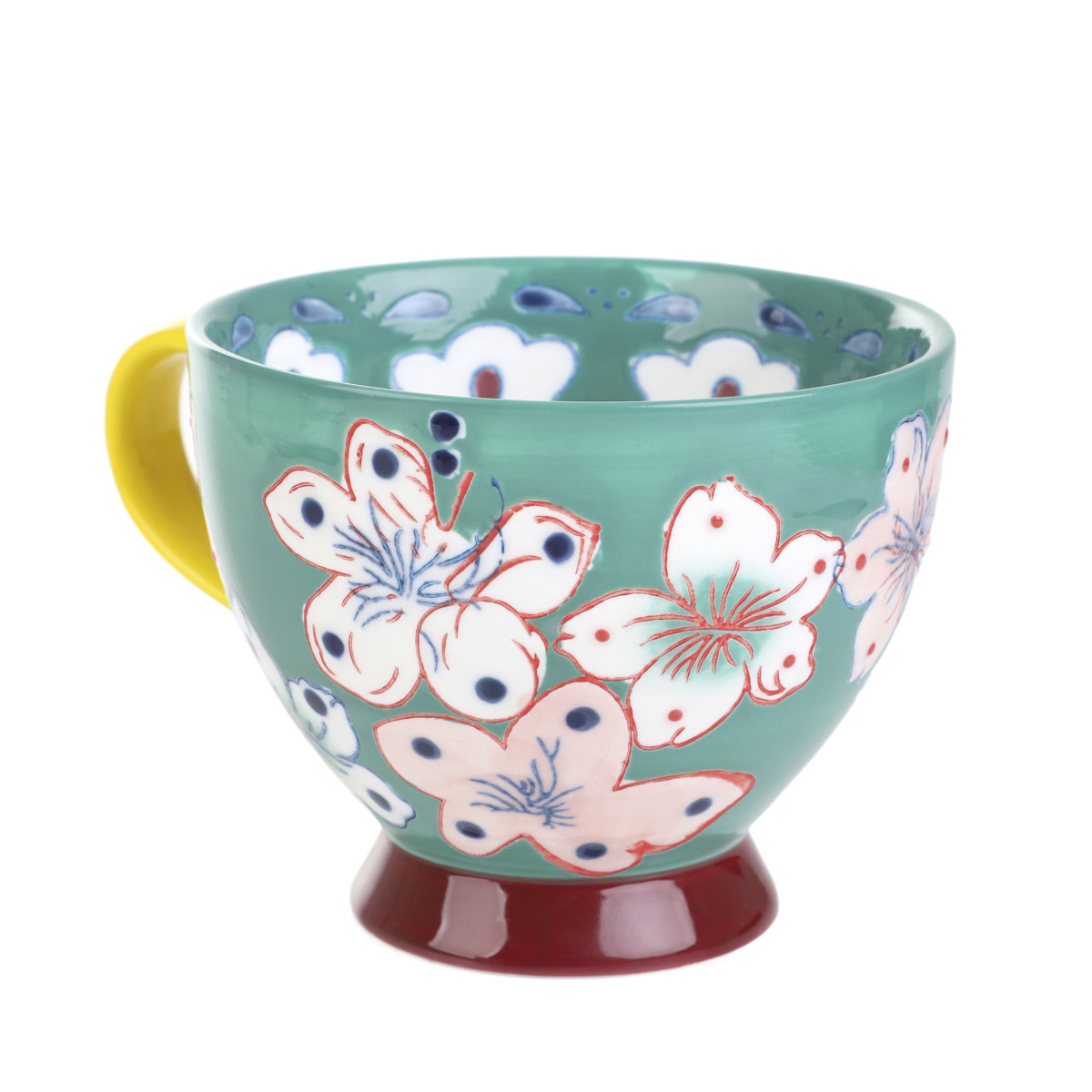 Šálek SALVA tyrkysový 886596 400 ml