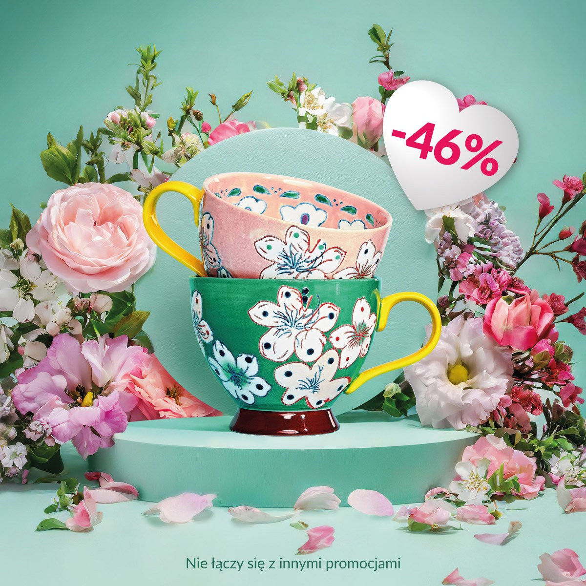 Šálek SALVA tyrkysový 886596 400 ml