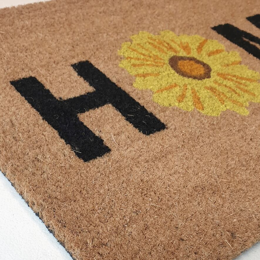 Rohožka Home hnědá / žlutá