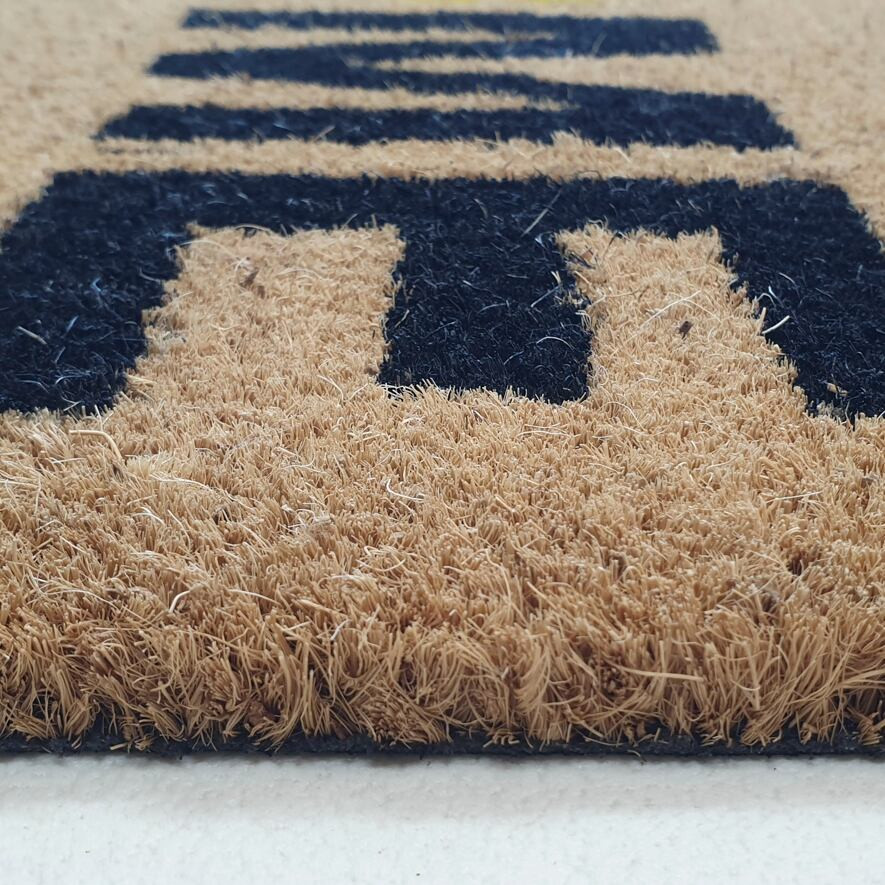 Rohožka Home hnědá / žlutá