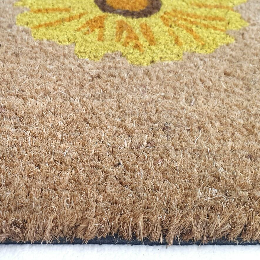 Rohožka Home hnědá / žlutá