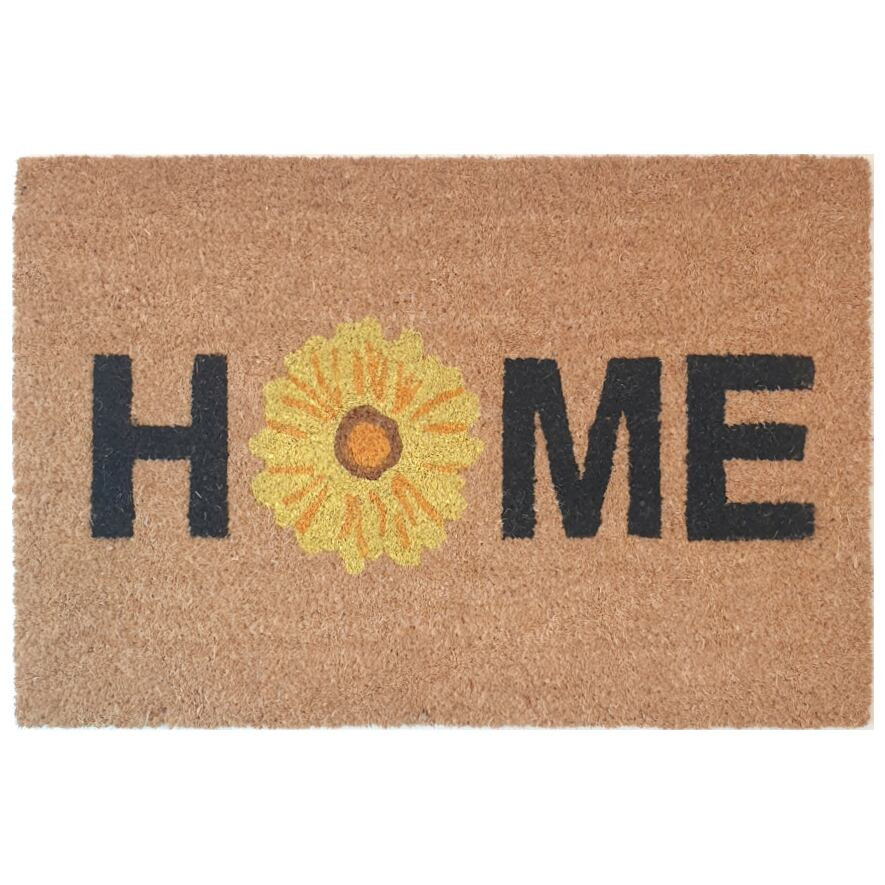 Rohožka Home hnědá / žlutá