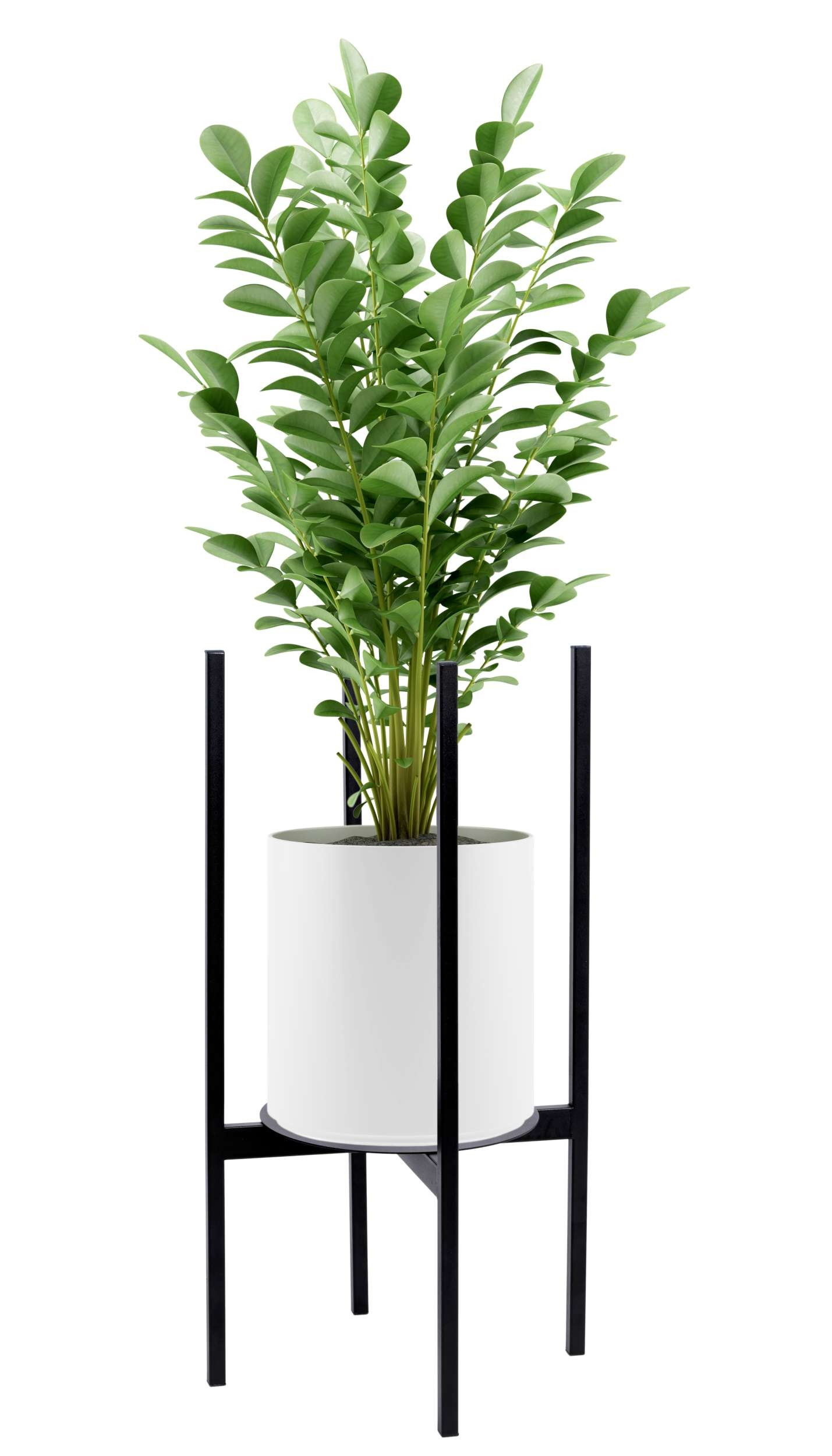 Stojan na květiny TORRE černý 60 cm