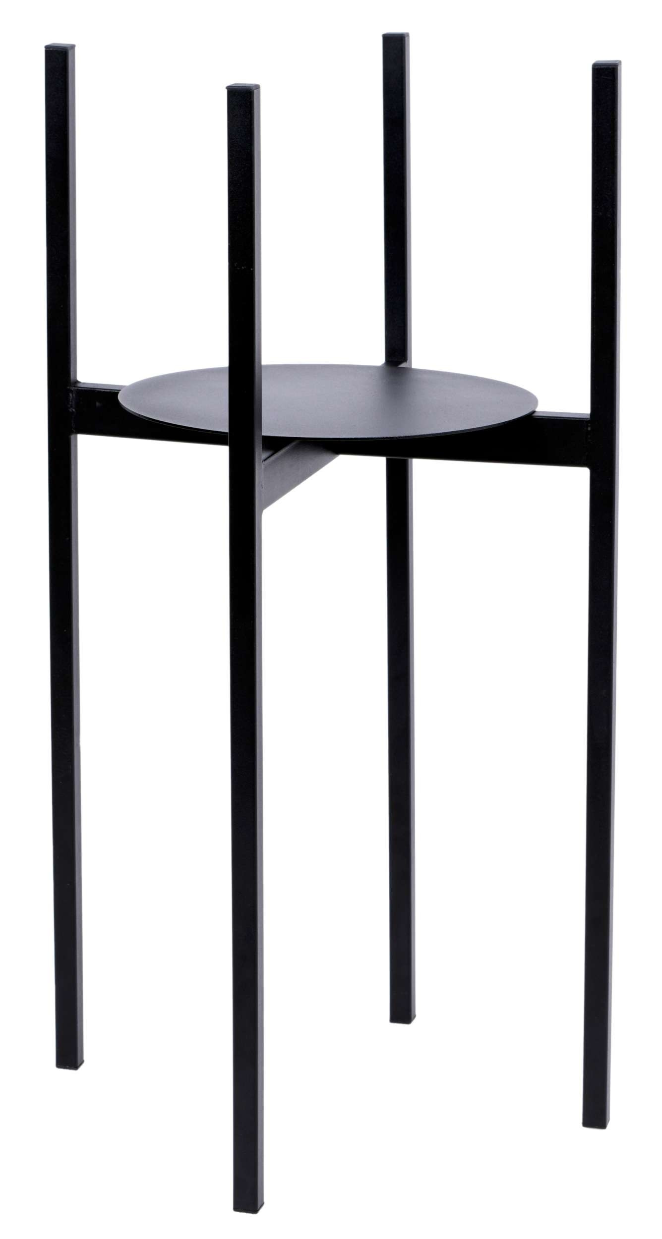 Stojan na kvety TORRE černý 70 cm