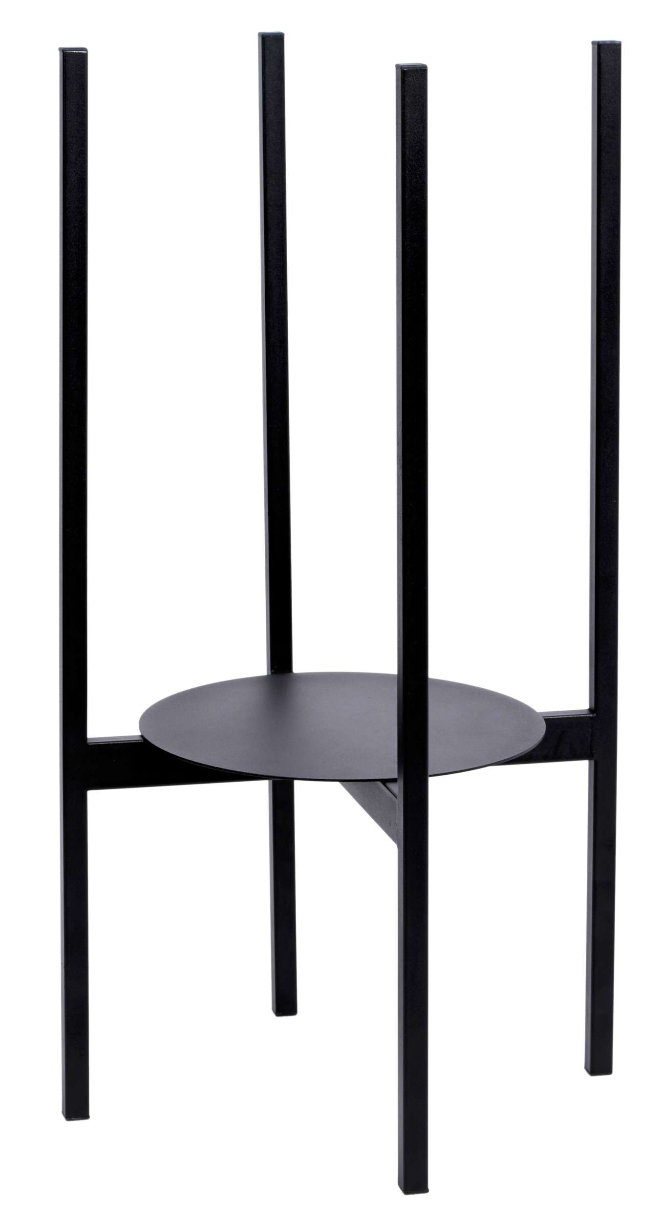 Stojan na kvety TORRE černý 70 cm