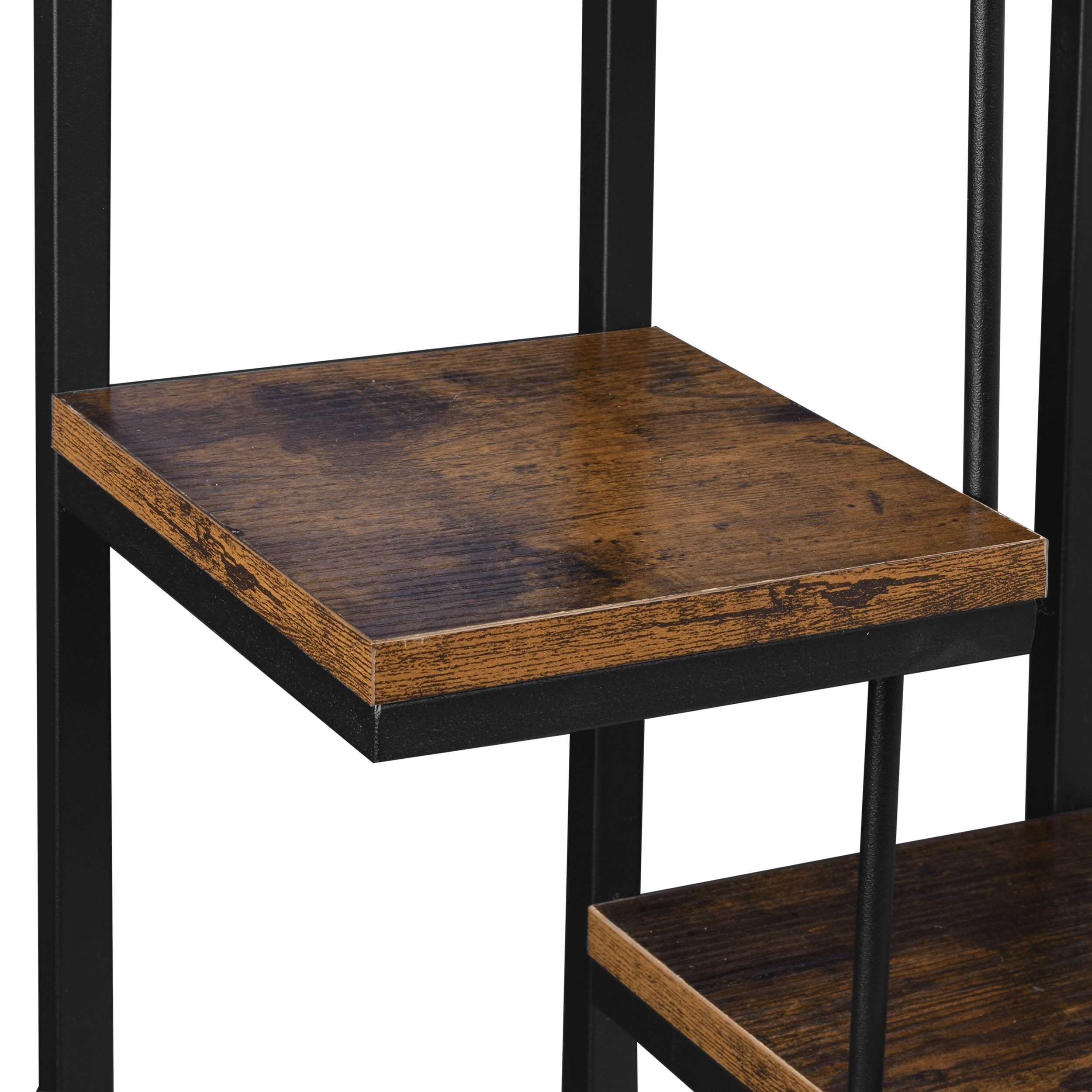 Nástěnný stojan na květiny HAGART RUSTIC černý