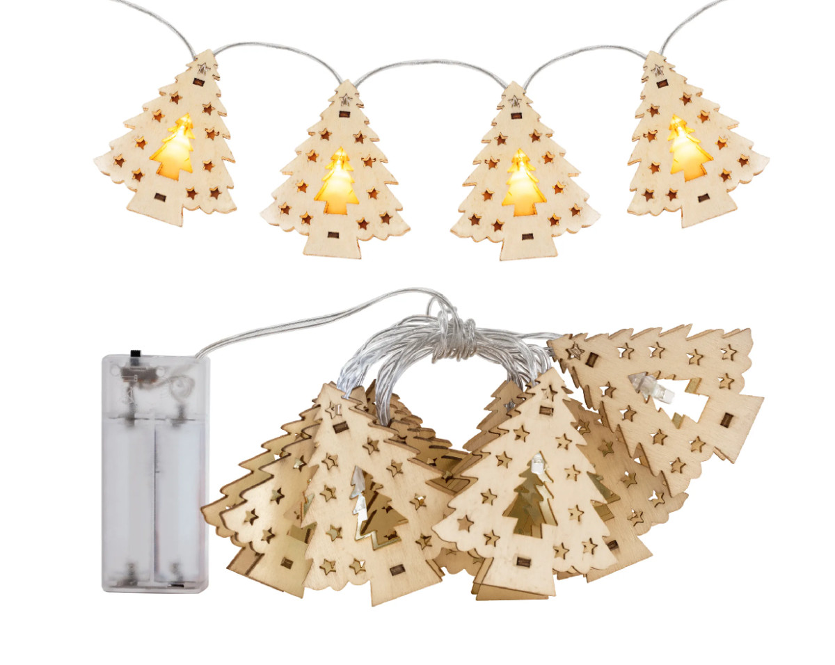 LED girlanda CD009 dřevěné stromky