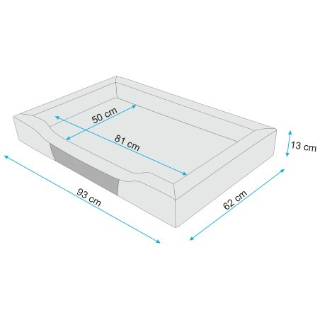 Pelíšek R1 Deluxe L černý