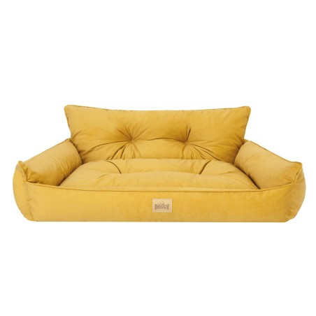 Pelíšek pro psa JOKER PIK XXXL fancy, žlutý