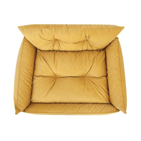 Pelíšek pro psa JOKER PIK L fancy, žlutý