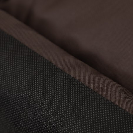 Pelíšek PUFFY R2 hnědý/černý, oxford