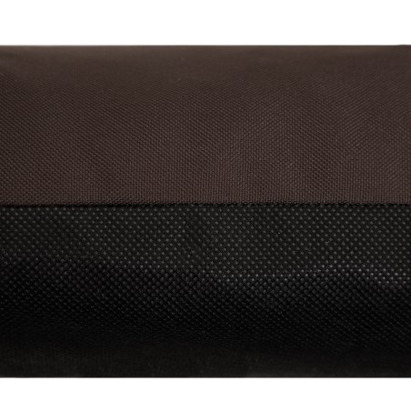 Pelíšek PUFFY R3 hnědý / černý, oxford